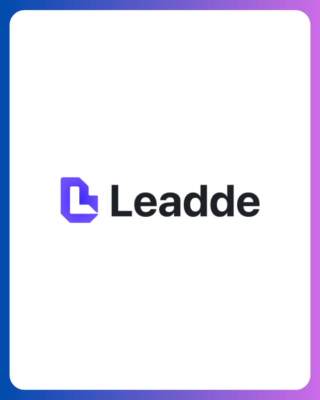 Leadde AI